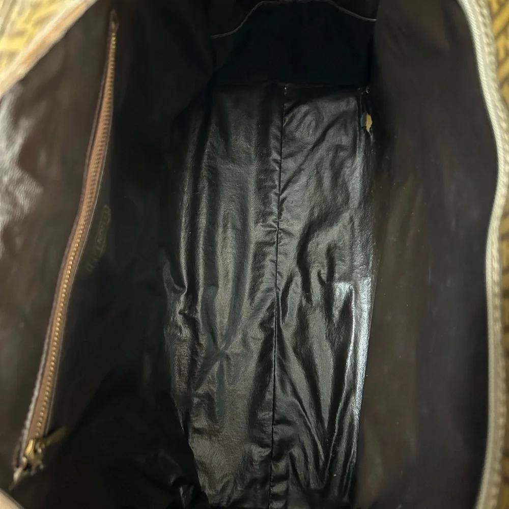 Fendi *project* Tan and Brown Men's Briefcase